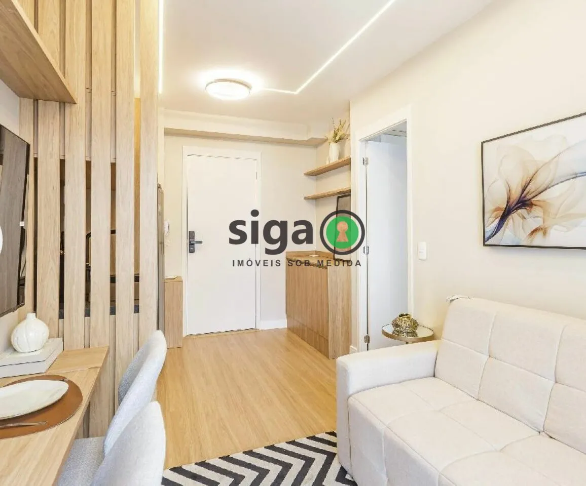 Imagem Apartamento 30m² mobiliado para locação, localizado na Vila Olímpia.