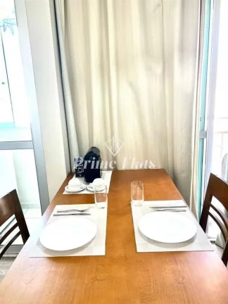 Imagem Flat disponível para locação no Roomo Bela Cintra na Consolação, com 48m², 2 dormitórios e 1 vaga
