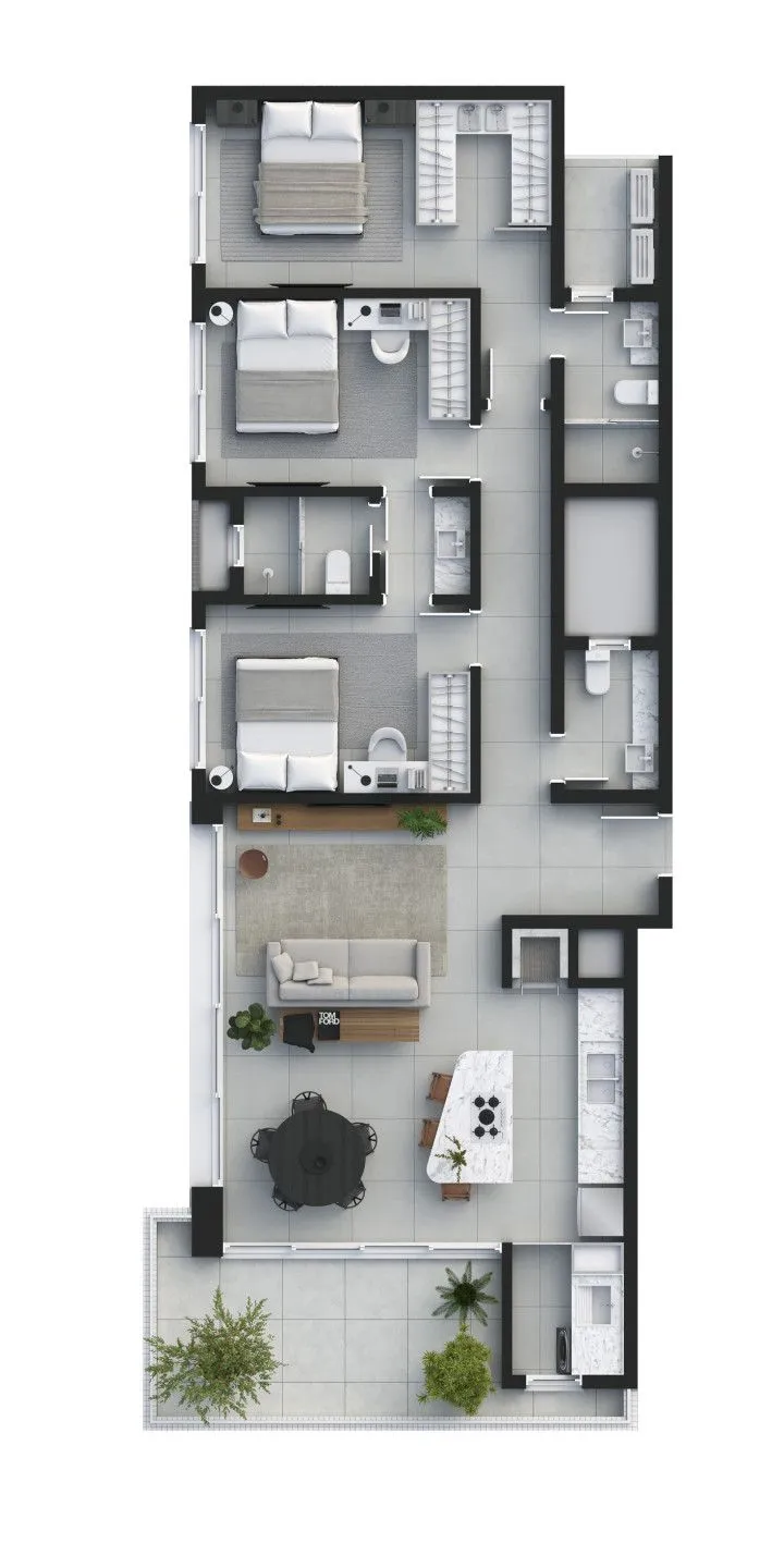 Imagem Apartamento à venda em Torres, Centro, com 3 quartos, 72.98m2