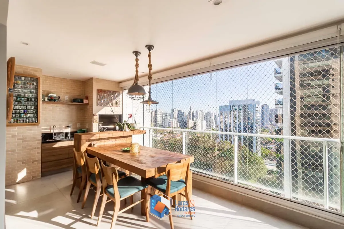 Imagem Apartamento para venda em Brooklin com 3 quartos, sendo 3 suítes, 134m²