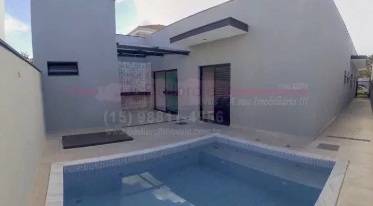 Imagem Casa nova dentro de condomínio em Sorocaba/SP 3 suítes, sendo uma delas master, - cozinha integrad...