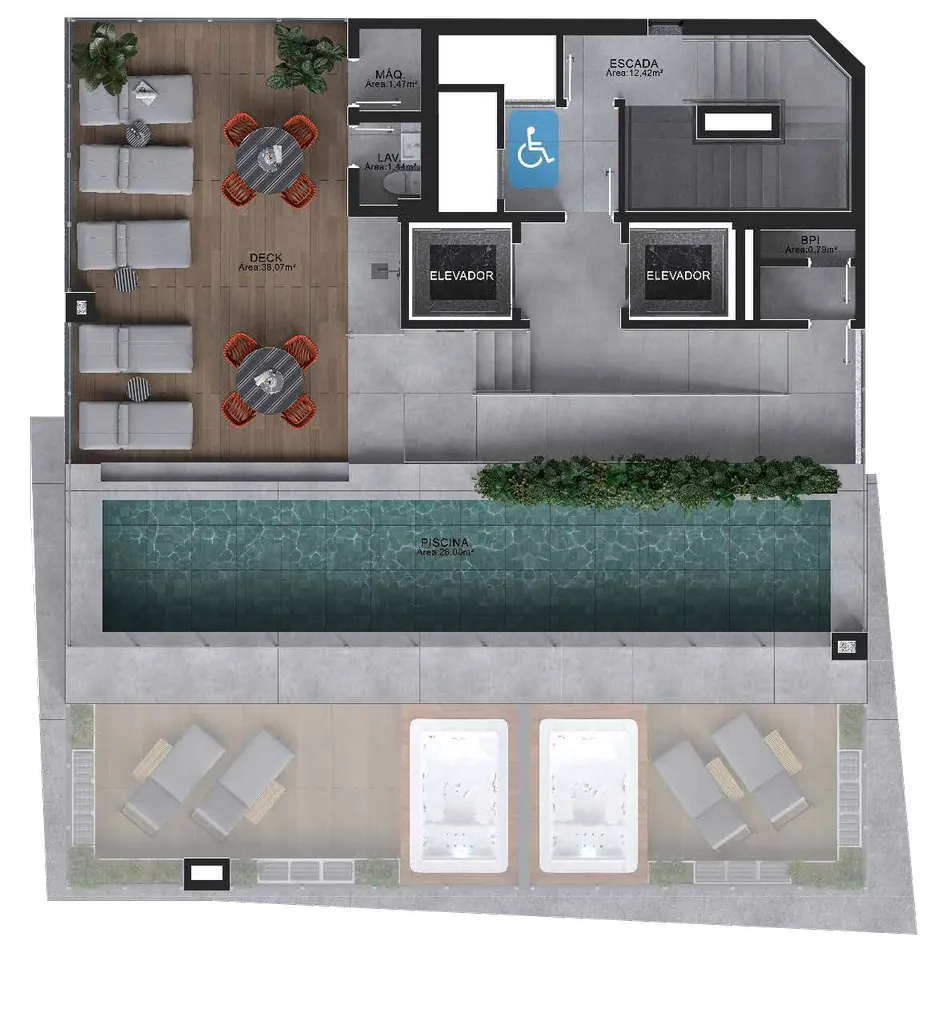 Imagem COBERTURA RESIDENCIAL em Balneário Camboriú - SC, Centro