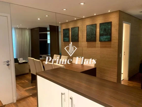 Imagem Flat disponível para locação no Edifício Mandarim no Brooklin, com 50m², 1 dormitório e 1 vaga