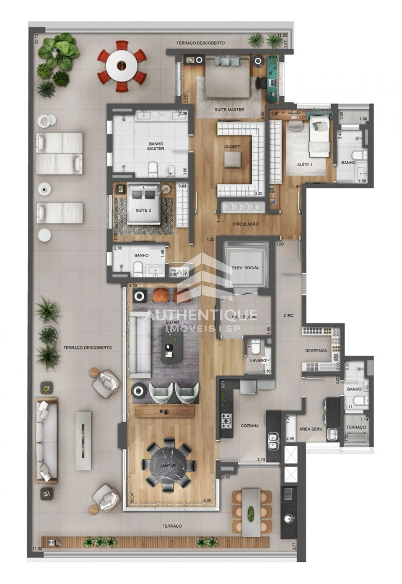 Imagem AD+D JARDINS - Apartamento Garden no bairro Jardins à venda