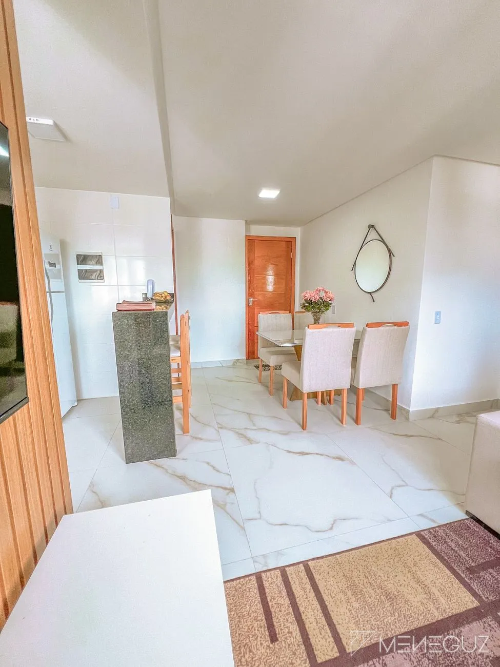 Imagem Quarto e sala totalmente mobiliado, no 8º andar, no Edifício Prosperity - um dos empreendimentos mais modernos e desejados da Praia do Morro.