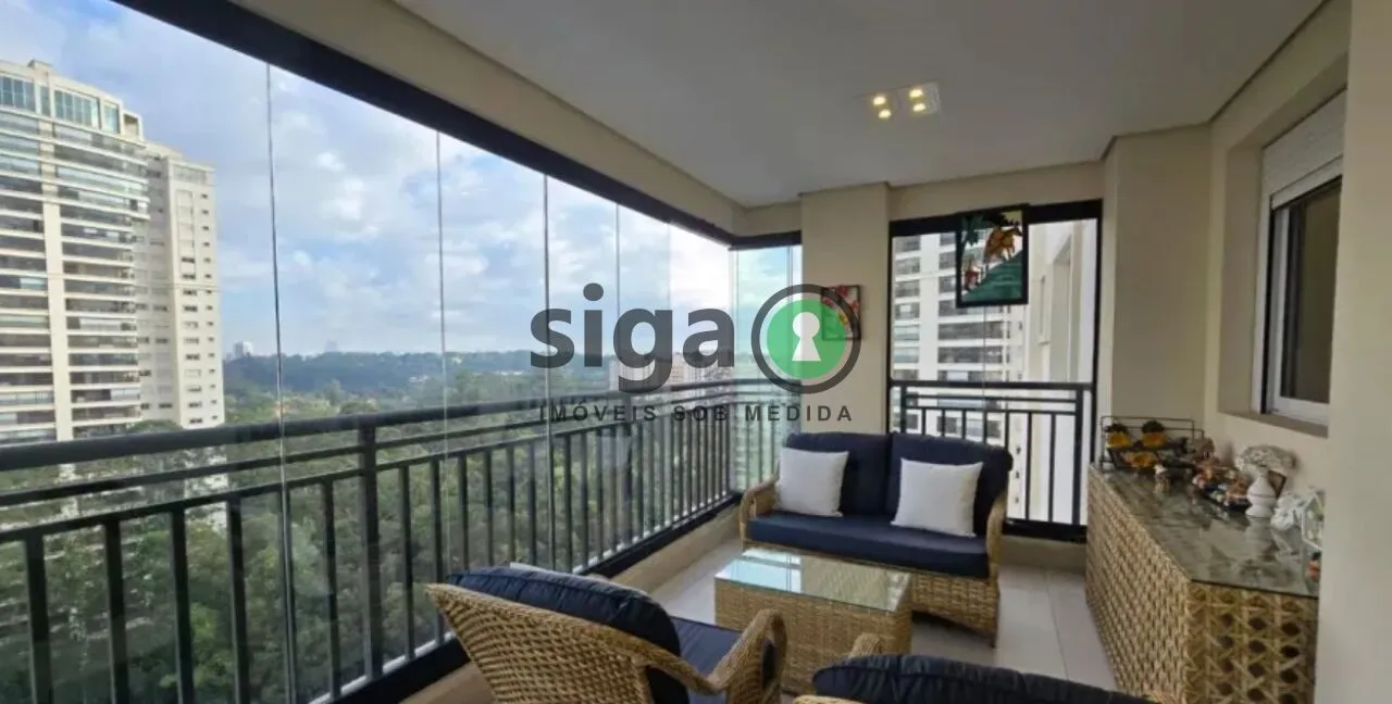 Imagem Apartamento para locação, 160m² com 3 suítes no Jardim Marajoara