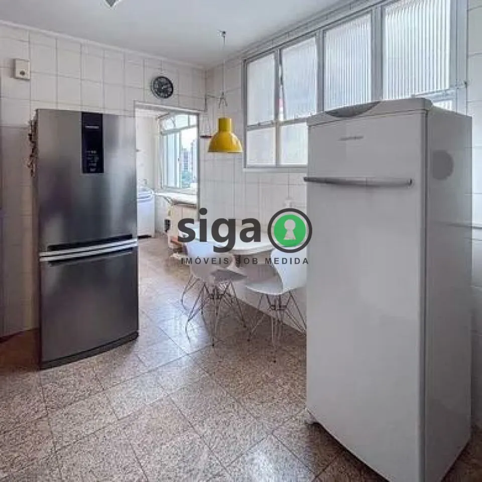 Imagem Apto para locação em Pinheiros com 165m², 4 quartos sendo 1 suíte, Mobiliado