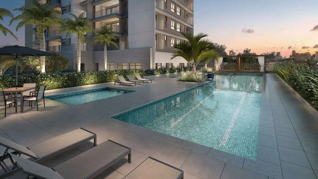 Imagem O Nattur Nova Klabin é um resort residencial localizado no bairro Nova Klabin, a 450 metros da esta...