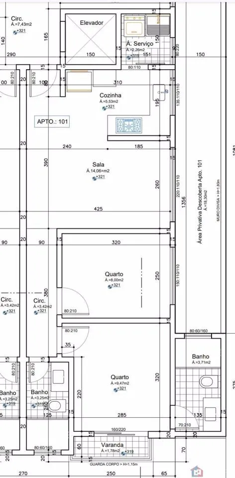 Imagem Apartamento à venda, 60 m² por R$ 315.000,00 - Cerrado - Patos de Minas/MG