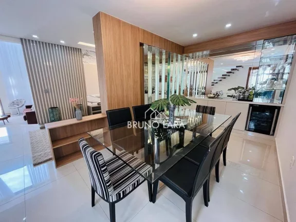 Imagem Casa com 4 dormitórios à venda, 500 m² por R$ 1.950.000,00 - Condomínio Serra Verde - Igarapé/MG