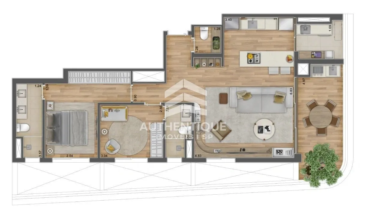 Imagem BIOARQ PINHEIROS - Apartamento à venda no bairro Pinheiros - São Paulo/SP, Zona Oeste