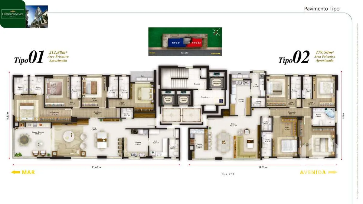 Imagem Apartamento à venda, no Grand Provence em Itapema, Meia Praia, com 4 quartos, 179,50m2