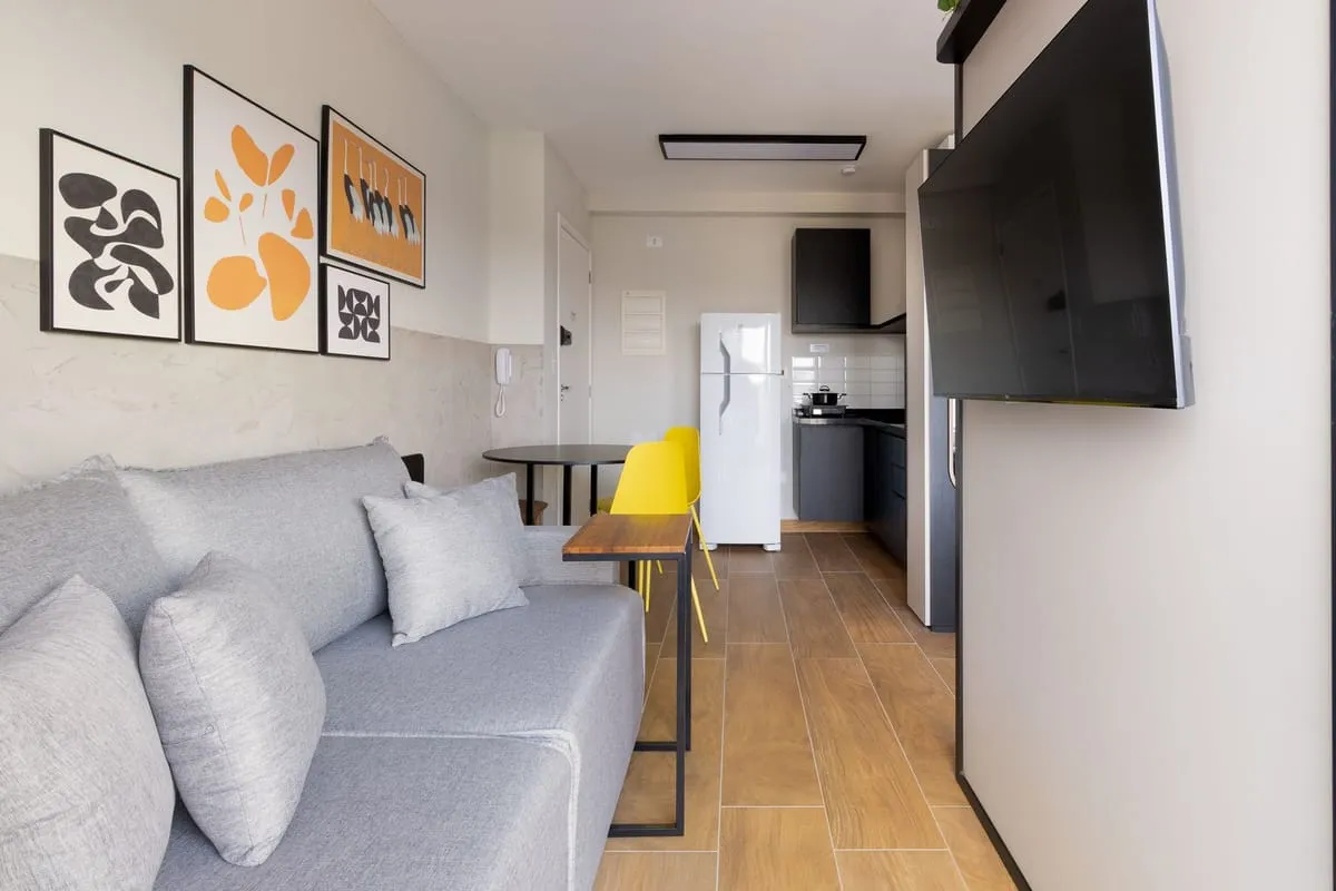 Imagem Apartamento com 1 Quarto para alugar, 24m² - Jardim São Paulo