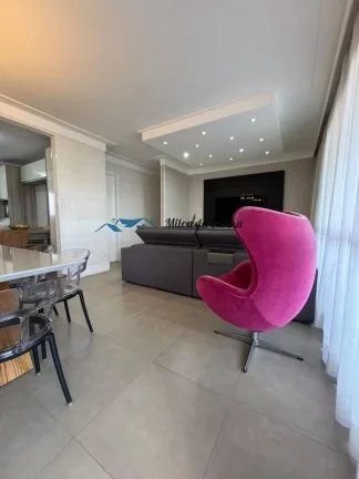 Imagem Lindo Apartamento para Venda, com 128m², 3 suítes, 3 vagas, Varanda Gourmet, Centro de Santo André