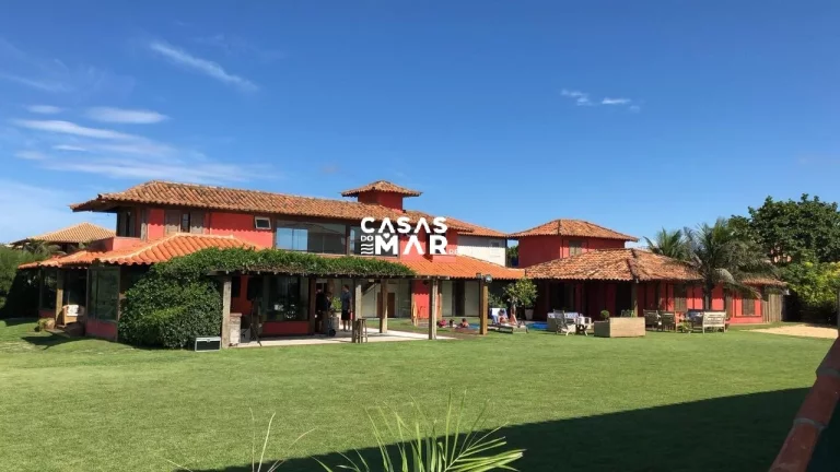 Foto do imóvel Casa de Luxo à Beira-Mar em Búzios, Condomínio Camurupim na Praia Rasa: 6 Quartos, 6 Suítes, 4 Salas - Segurança e Conforto!