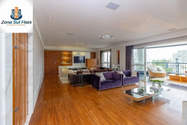Imagem Apartamento Alto Padrão à Venda Em Moema Com 4 Suítes e 5 Vagas