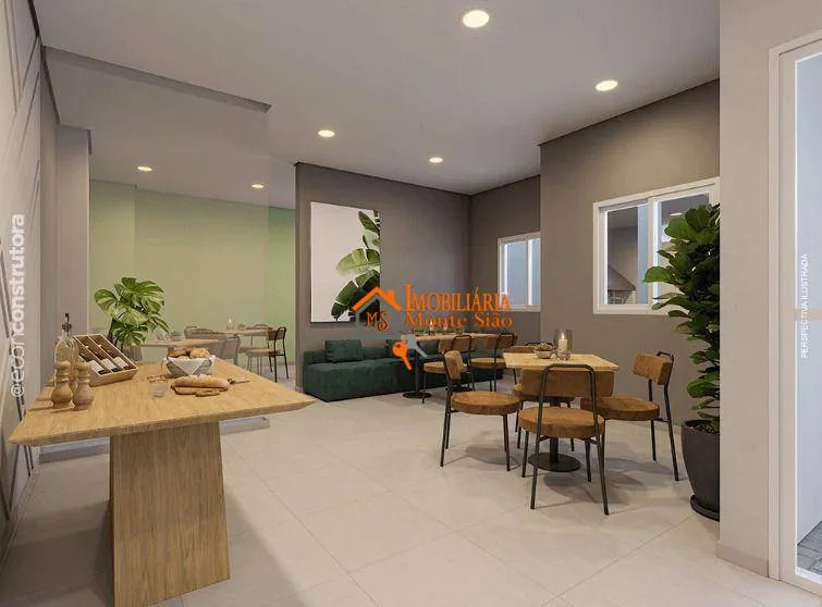 Imagem Apartamento com 2 dormitórios à venda, 56 m² por R$ 540.000,00 - Picanço - Guarulhos/SP