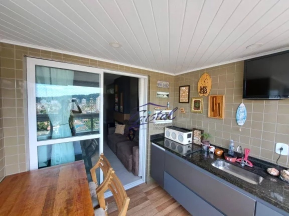 Imagem Apartamento com 2 dormitórios à venda, 73 m² por R$ 565.000,00 - Canto do Forte - Praia Grande/SP