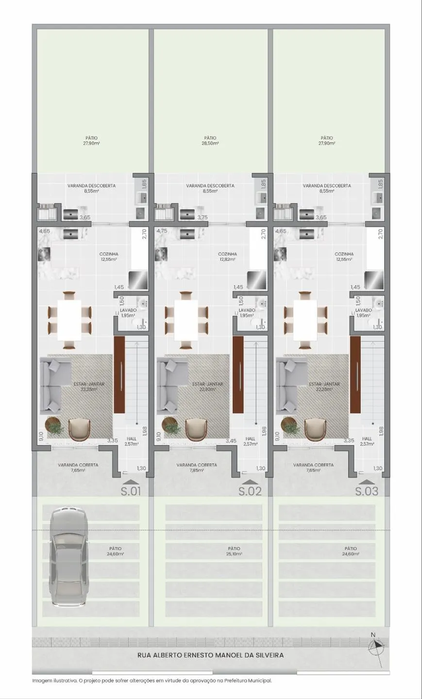 Imagem Duplex à venda, com 2 quartos, 120m2