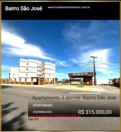 Imagem Apartamento para Venda em Santa Maria / RS no bairro Bairro São José