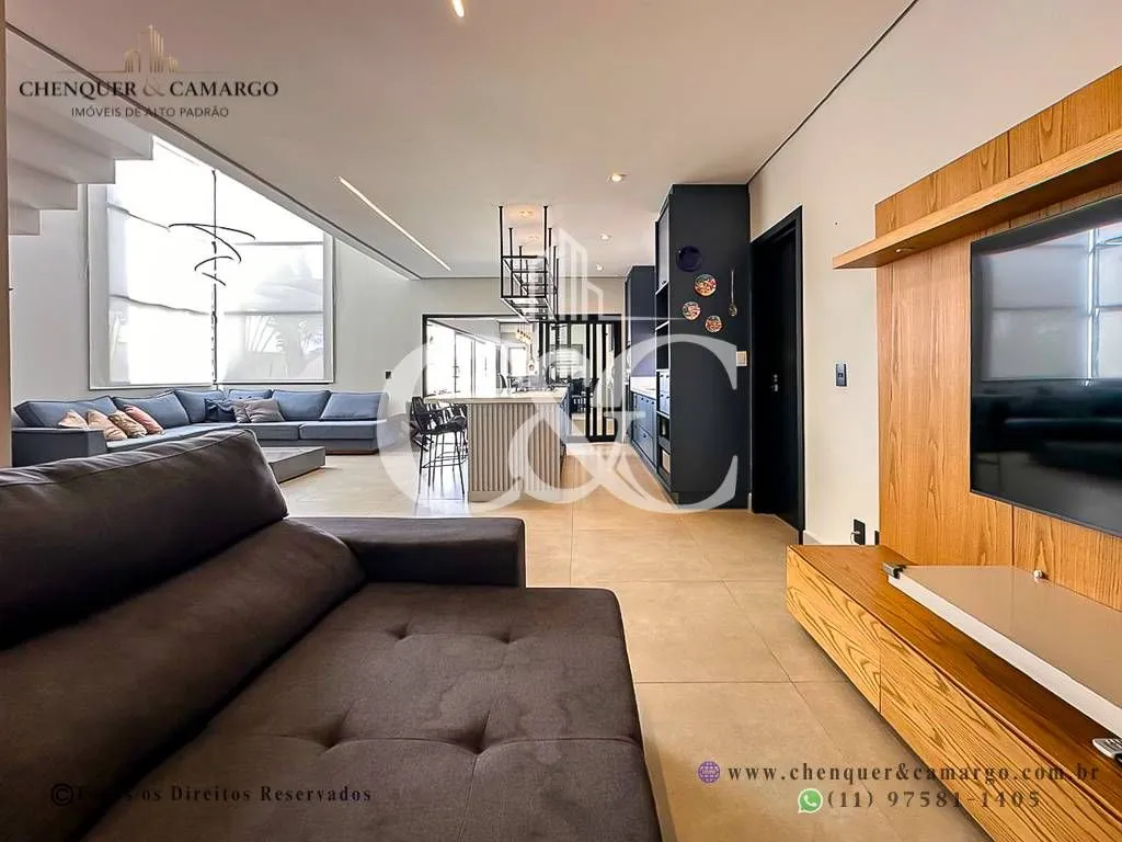 Imagem Casa Alto Padrão Mobiliada Reserva da Serra Jundiaí 4 Suítes Locação