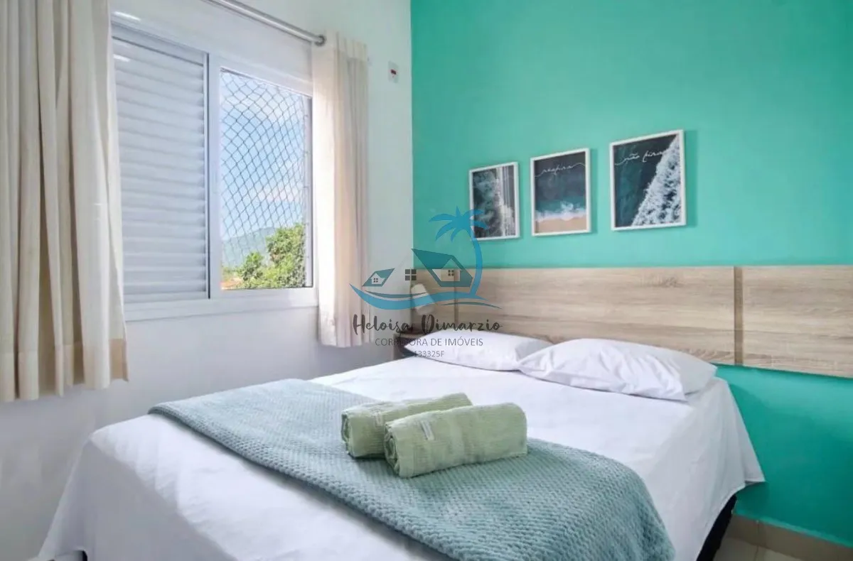 Imagem Apartamento MOBILIADO com 2 dormitórios à venda em Ubatuba a 700 metros da orla do Itaguá.