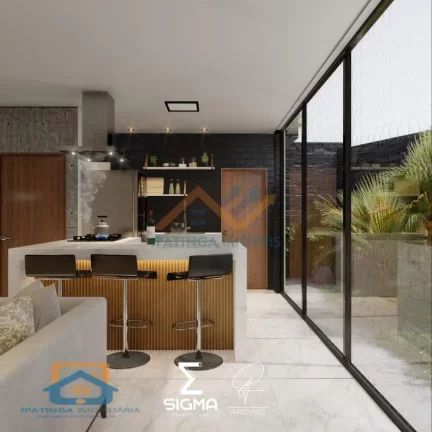 Imagem Casa de 3 quartos á venda no bairro Bom Retiro em Ipatinga