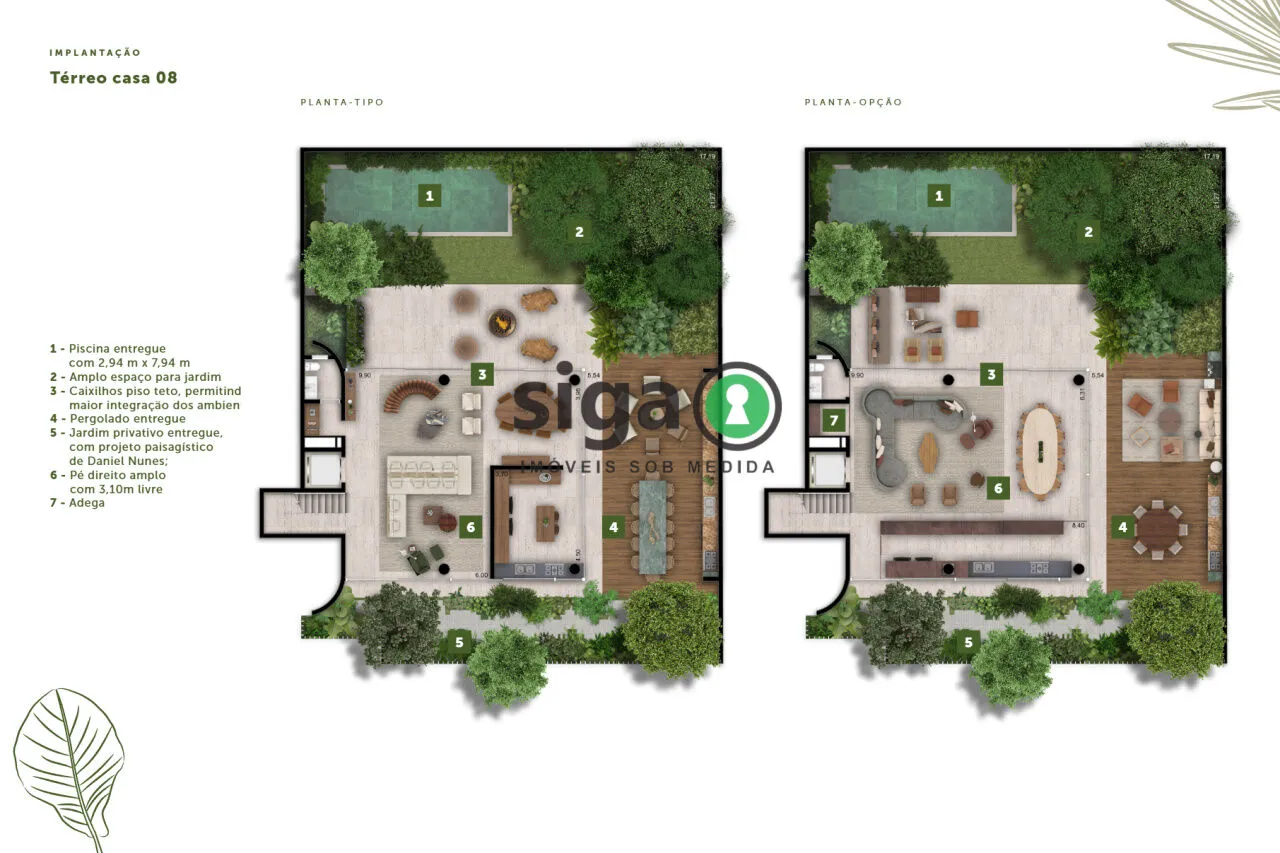 Imagem Casas em condomínio à Venda , no contrapiso, com 4 suites, a partir de 697m², entrega em 06/2026