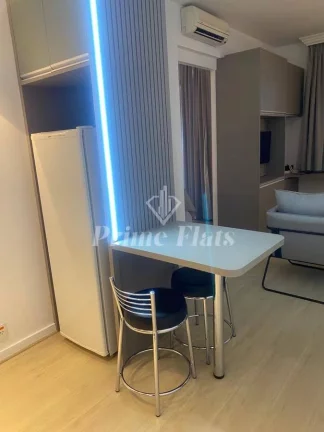 Imagem Flat disponível para locação no Staybridge Suítes São Paulo, com 38m², 1 dormitório e 1 vaga de garagem!