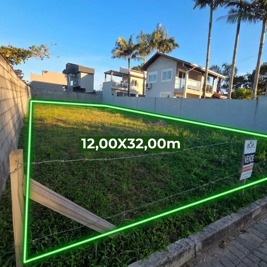 Foto do imóvel Terreno limpo e murado, com 384 m² e face norte, localizado em uma região consolidada e valorizada...