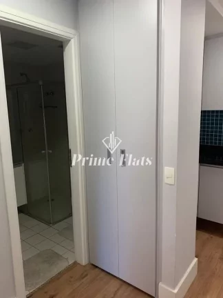 Imagem Flat disponível para locação no Aparthotel Adagio Sao Paulo Moema, com 39m², 1 dormitório e 1 vaga de garagem