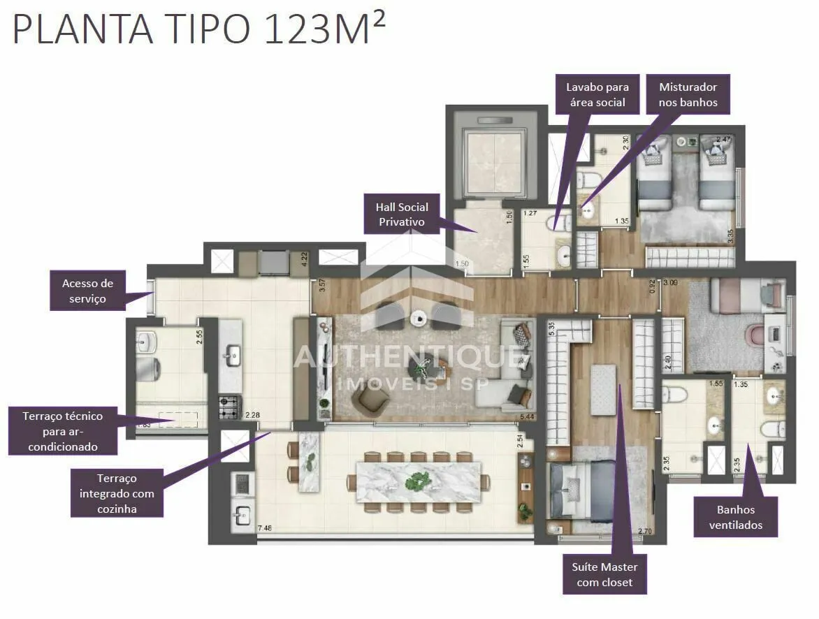 Imagem LUMIERE RESIDENCE CHACARA KLABIN - Apartamento no bairro Chácara Klabin à venda