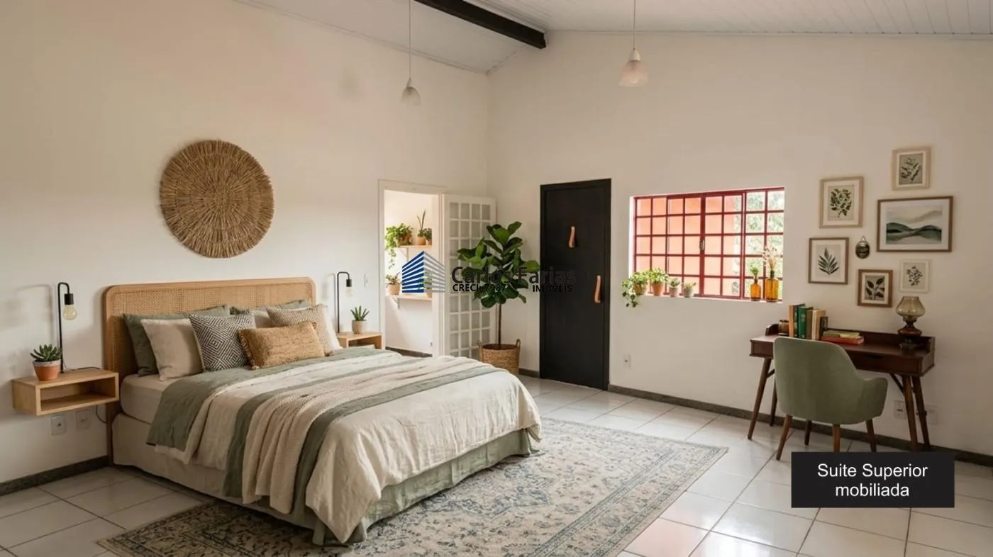 Imagem Casa em Condomínio para Venda em Brasília, Setor Habitacional Tororó (Jardim Botânico), 6 dormitórios, 3 suítes, 5 banheiros, 4 vagas