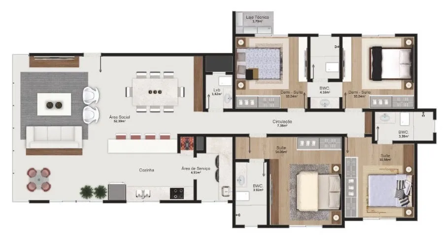 Imagem Apartamento à venda no bairro Pioneiros - Balneário Camboriú/SC