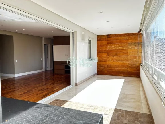 Imagem Excelente apartamento com 151m² no Itaim. Amplo living com varanda gourmet, sala de jantar e home t...