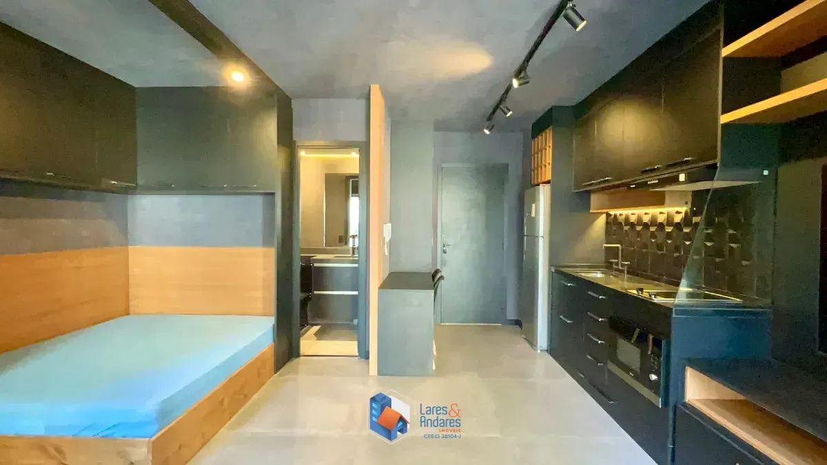 Foto do imóvel Studio para venda e locação em Pinheiros com 1 quarto, sendo 1 suíte, 31m² em Rua Alves Guimarães