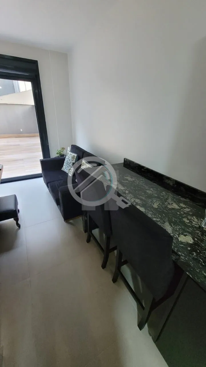 Imagem Apartamento studio de luxo garden mobiliado de 54 m², com todos móveis planejados e eletros e 1 va...
