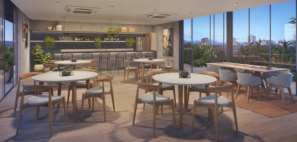 Imagem Apartamentos de 2 dormitórios e 1 suíte com 87 a 104m² privativos com lazer no térro e no roofto...