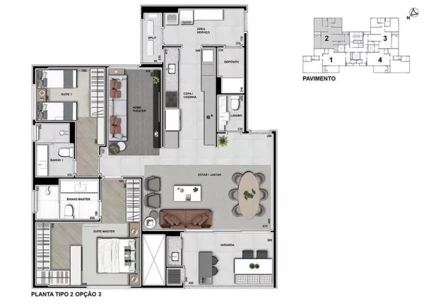 Imagem Fifty Cabral - Apartamento à venda no bairro Cabral - Curitiba/PR