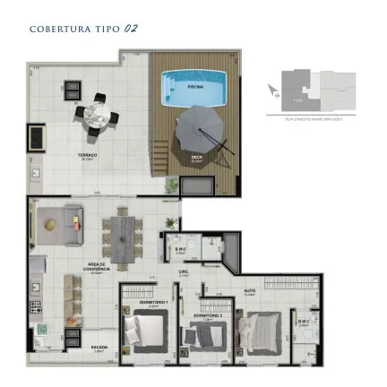 Imagem Apartamento com 3 Quartos à Venda, 78 m² em Próspera - Criciúma