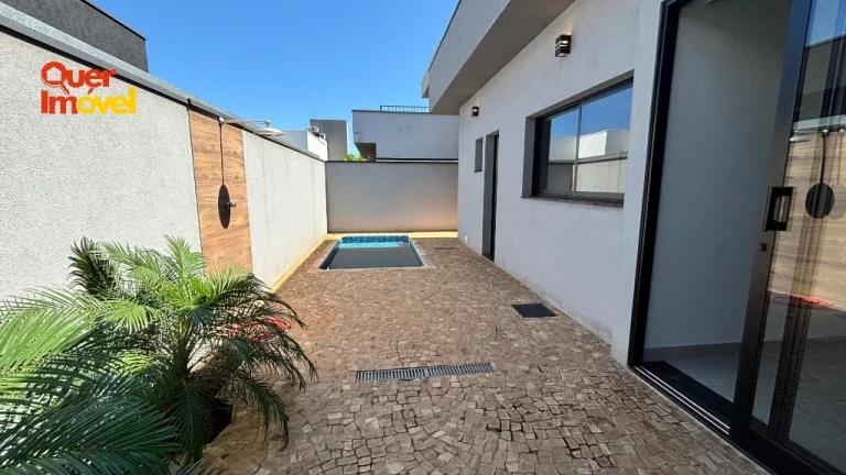 Imagem Venda Casa em Condomínio Ribeirão Preto-SP Jardim Cybelli 3 quartos, 3 suítes, 2 salas, 4 vagas 154 m² Área