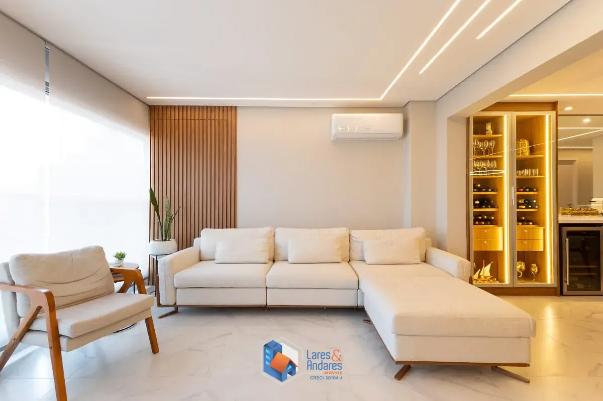 Imagem Apartamento para venda em Chácara Santo Antônio com 3 quartos, sendo 3 suítes, 120m²