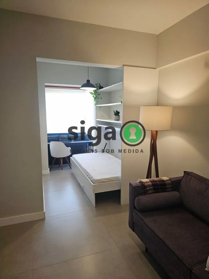 Imagem Locação Apartamento 1 Quarto Mobiliado no Jardim Paulista