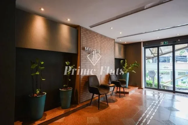 Imagem Flat disponível para venda no Mercure São Paulo Alamedas, com 32m², 1 dormitório e 1 vaga