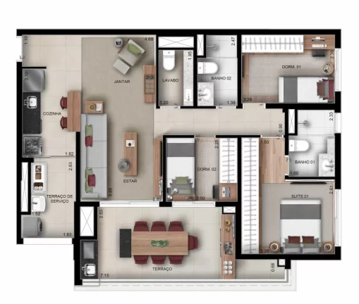 Imagem WALK ALTO DO IPIRANGA - DIÁLOGO - Apartamento de 71m², a apenas 70m da estação Alto do Ipiranga!