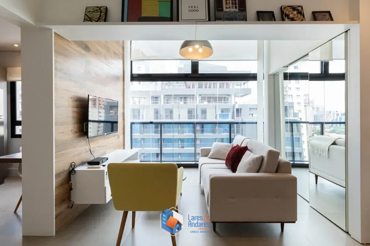 Imagem Apartamento para venda em Vila Olímpia com 1 quarto, sendo 1 suíte, 62m²