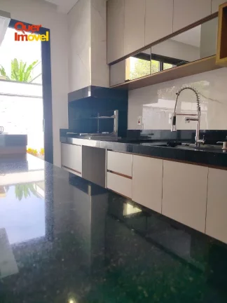 Imagem Impecável casa em condomínio à venda em Ribeirão Preto-SP, Jardim Cybelli: 3 quartos, 3 suítes, 1 sala, 4 banheiros, 4 vagas - 182,00 m²