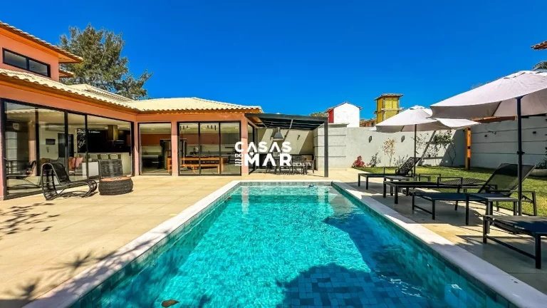 Foto do imóvel Casa Moderna para Temporada com 5 suítes, perto da praia em Geribá, Armação dos Búzios-RJ.