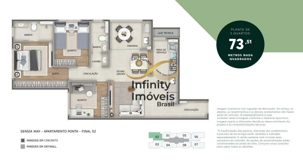 Imagem SENSIA WAY ESTORIL - Apartamento à venda no bairro Estoril - Belo Horizonte/MG