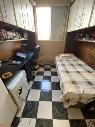 Imagem Apartamento com 49,6 m², composto por 2 dormitórios, sala para dois ambientes, varanda, cozinha, l...
